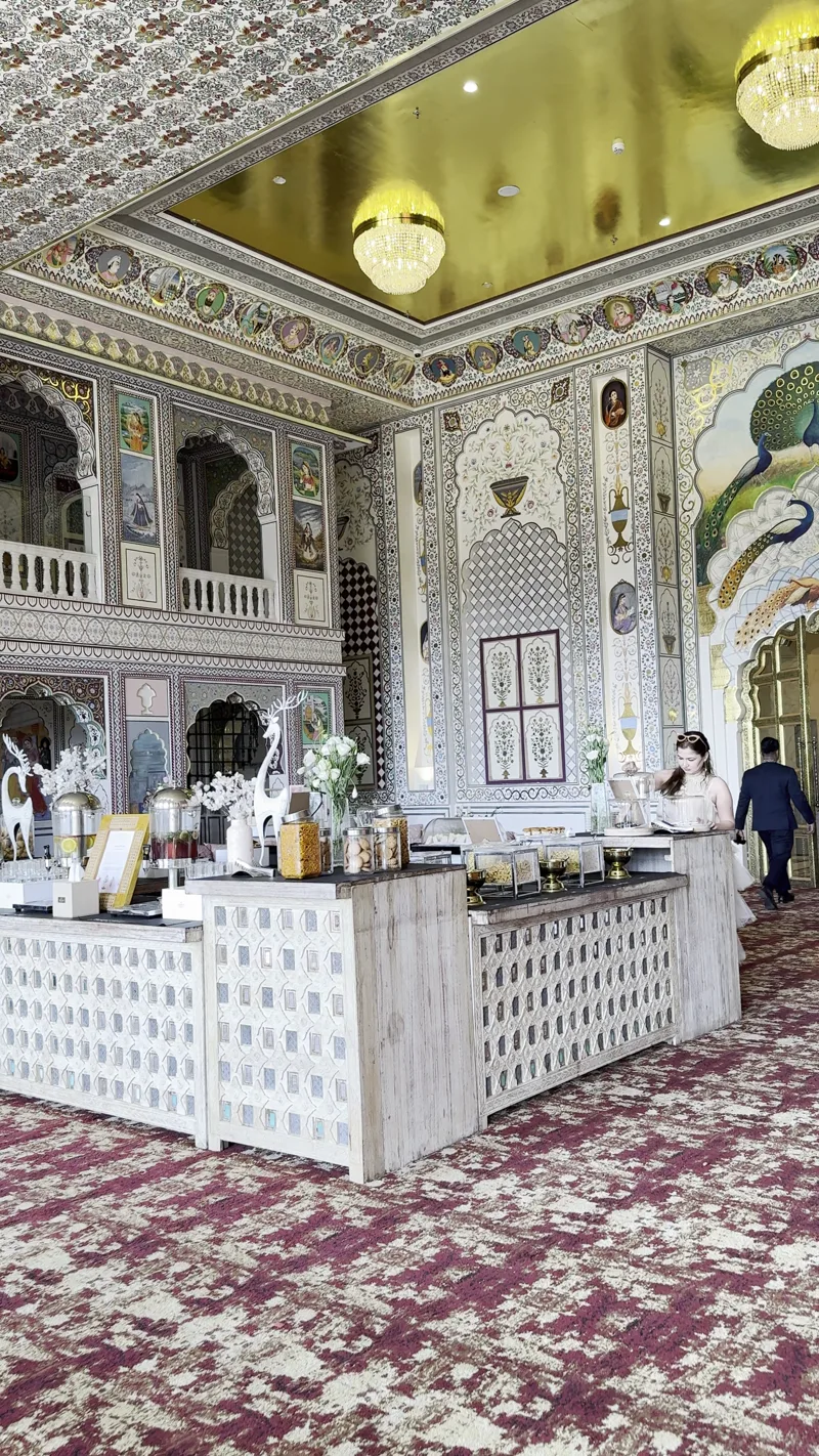Ketli package — round-the-clock live chai counter in a grand hall