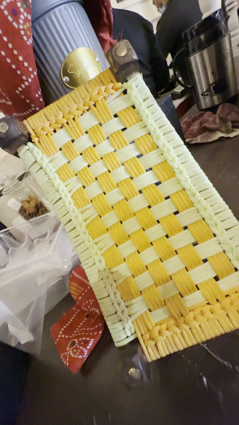 Kulhad cups in Chapas brand colours at a live chai counter
